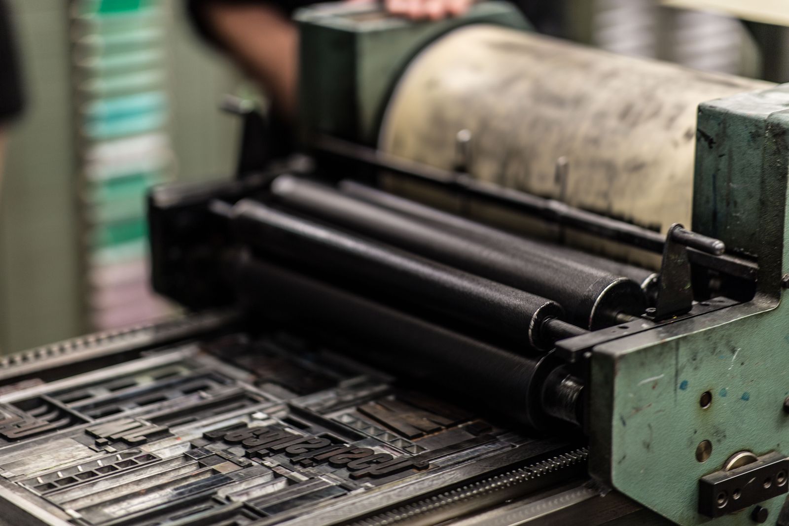 Offset printing press at Asansol Print Hub